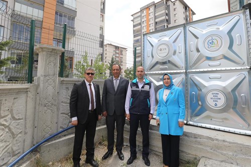 Niğde'de Okula Yağmur Suyu Toplama ve Filtreleme Sistemi Kuruldu